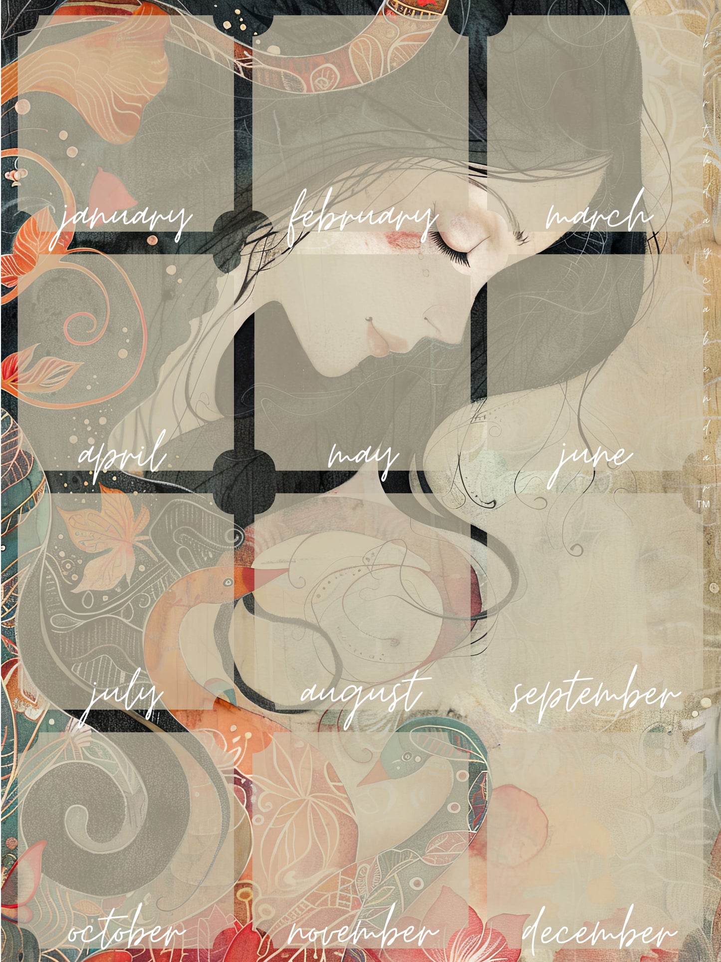 Birthday Calendar™ — Whimsy Girl