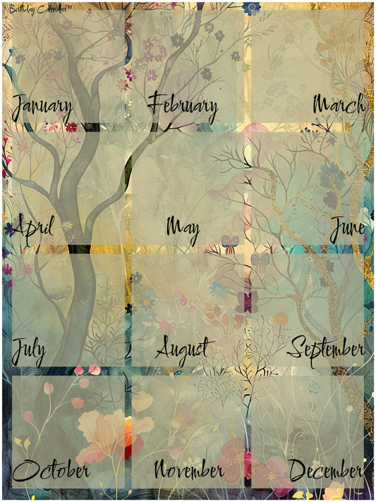 Birthday Calendar™ — Whimsy Tree