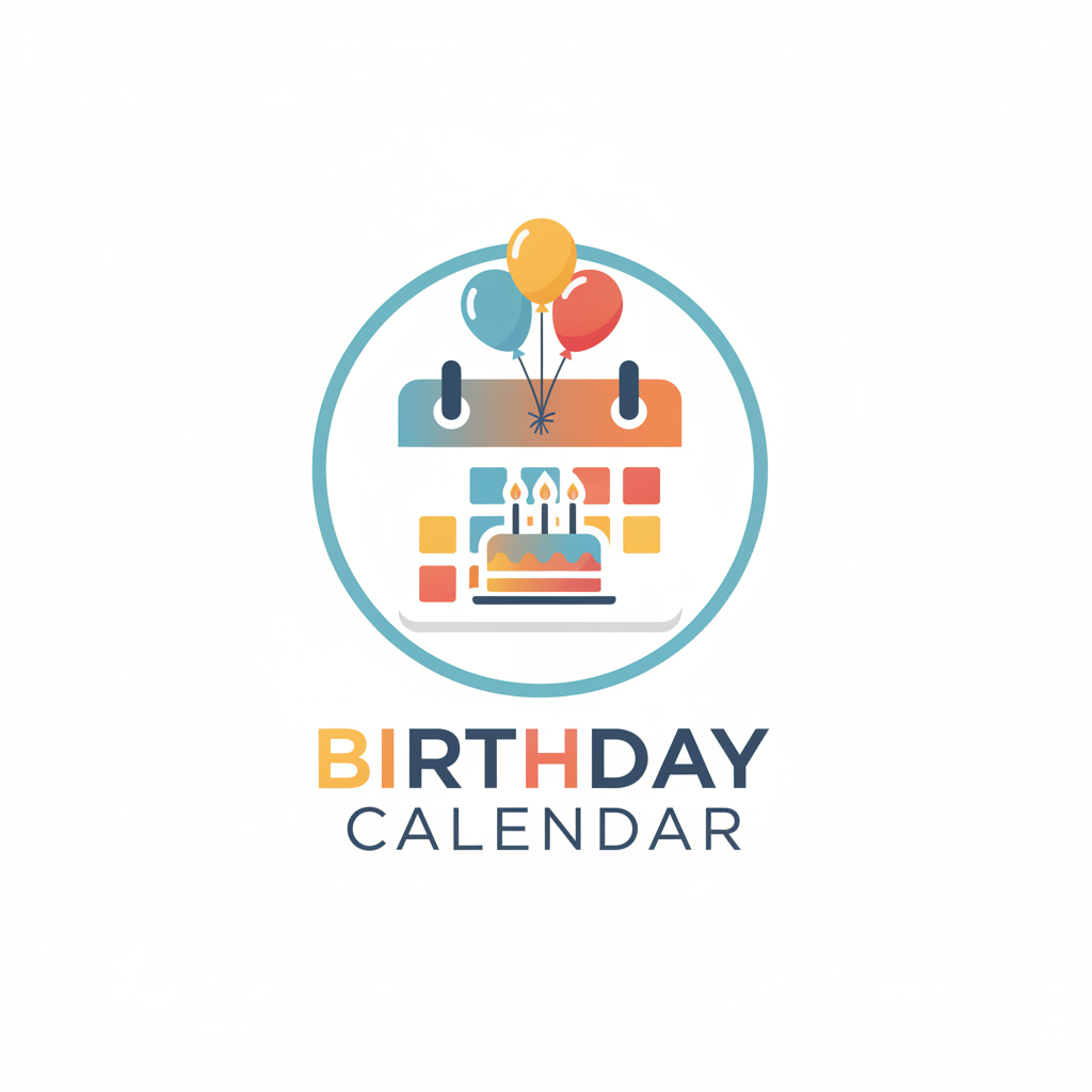 Birthday Calendar Logo